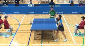 平成25年度 全日本卓球選手権-男子シングルス・平岡義博監督が語る坪井勇磨選手(青森山田高校)