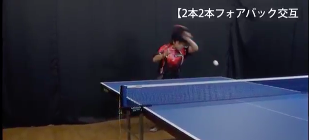 2本2本フォアバック交互・Meiji c.s.c 宇田幸矢選手