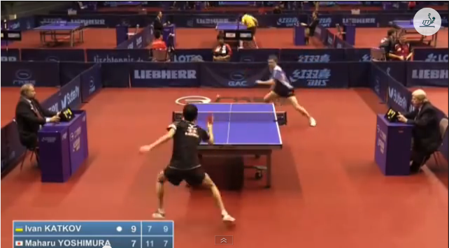 German Open 2014 Highlights: 吉村真晴 vs Katkov Ivan (Pre. Round) 卓球動画