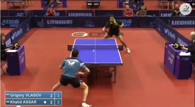 German Open 2014 Highlights: Vlasov Grigory vs Assar Khalid (Q.Group) 卓球動画