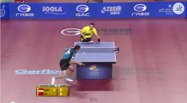 Qatar Open 2014 Highlights: 許昕 vs Gao Ning (1/4 Final) 卓球動画