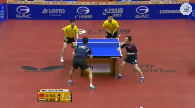 German Open 2014 Highlights: Lyu Xiang / 王皓 Vs Tan Ruiwu / Wang Zengyi (Final) 卓球動画