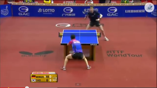 German Open 2014 Highlights: Steffen Mengel Vs Cho Eonrae (Quarter Final) 卓球動画