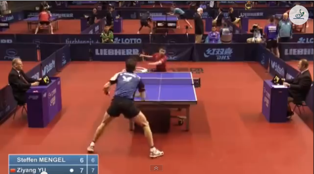 German Open 2014 Highlights: Steffen Mengel vs Yu Ziyang (Q. Group) 卓球動画
