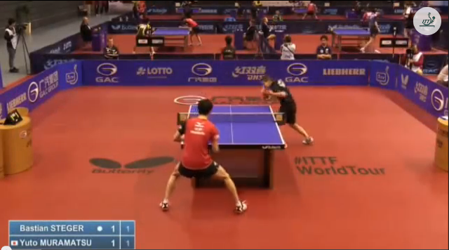 German Open 2014 Highlights: Bastian Steger vs 村松雄斗 (Round 1) 卓球動画