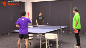 レシーブの基本!中国人選手を参考に!!