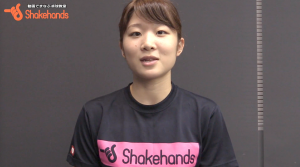 表ソフトの選手が登場! 学生トップの安藤みなみ選手のフォア、バックを紹介!