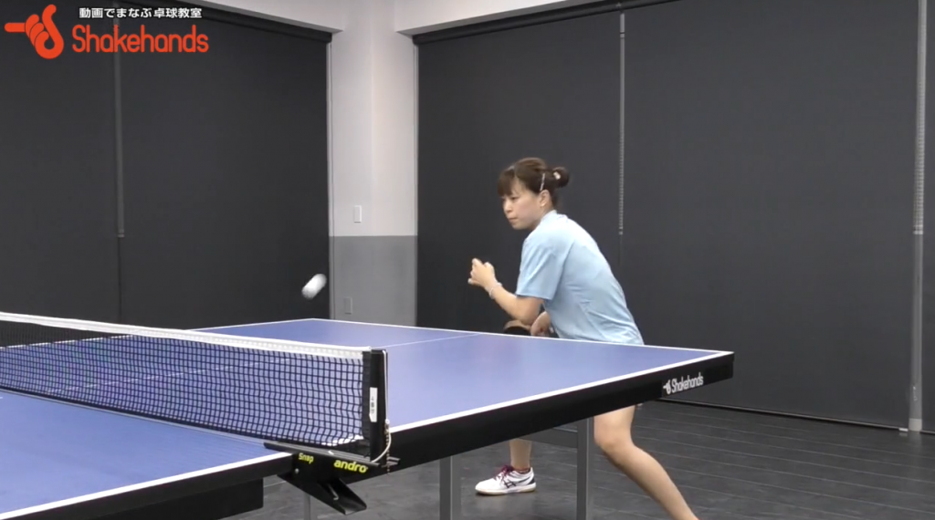 松澤茉里奈選手が教える。プラボール対応のフォアドライブとは_00