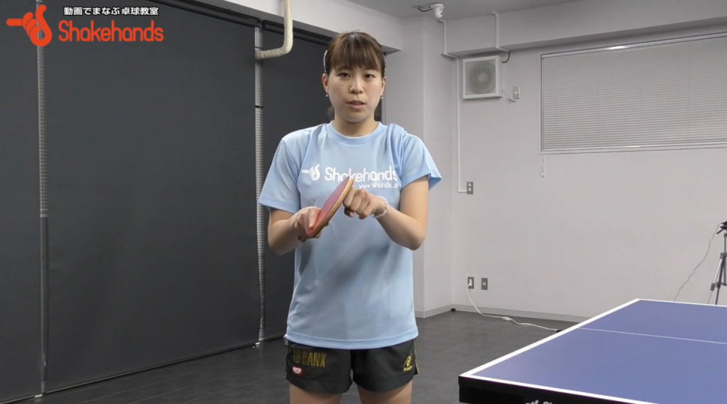 松澤茉里奈選手が教える。プラボール対応のフォアドライブとは_03