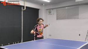 バック表の女子選手は必見、バックの強烈カウンター by 天野優