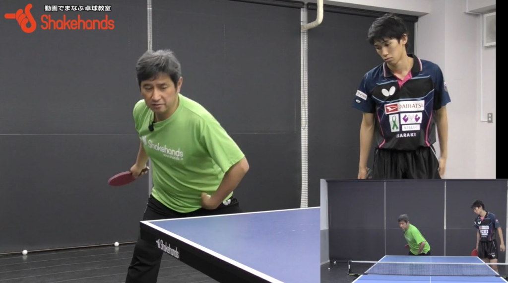 吉村真晴の打ち方。パワードライブを打つ腹筋、背筋の使い方_00
