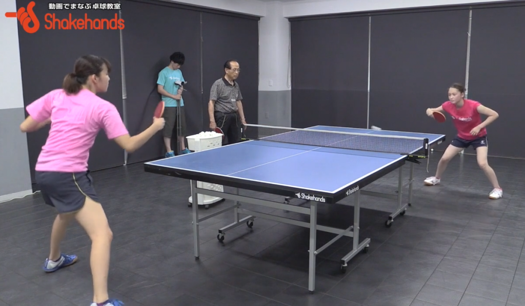 近藤欽司の試合勝つ練習。女子選手の長いラリーで勝つ_00