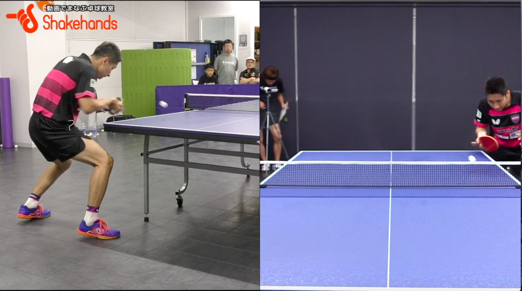 吉田海偉のバック前レシーブ。先手を取ってラリーで勝つ_03