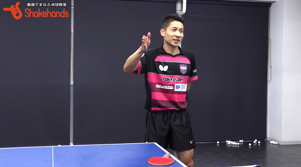 吉田海偉のロングサーブレシーブ。ドライブ一発で決める_00