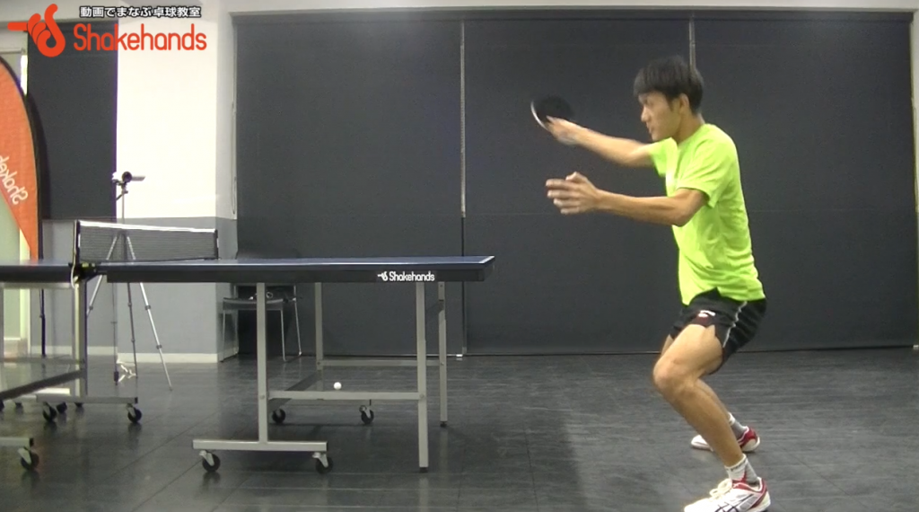 吉村和弘の3球目攻撃。ドライブを速いツッツキに対しても打つ_03