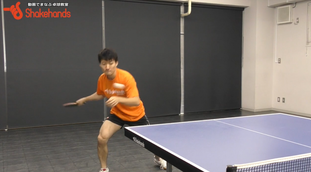 【全日本出場】英田理志のフォアドライブ。ネットミスしない打点_00