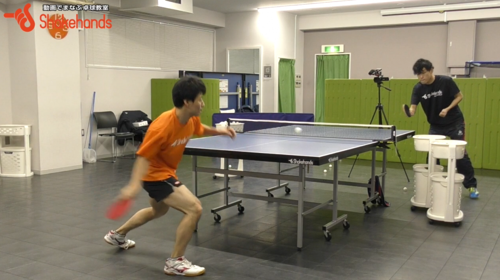 英田理志の下回転フォアドライブ。カットマンも強打!_02