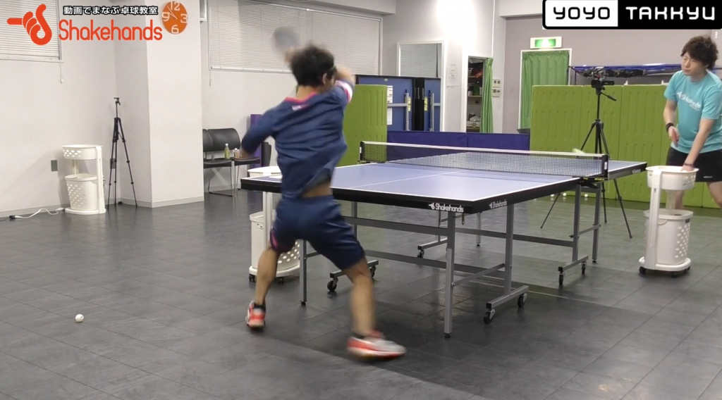 ペン表フォアドライブ!ボールとラケットの当たる瞬間で決まるby川口陽陽_02