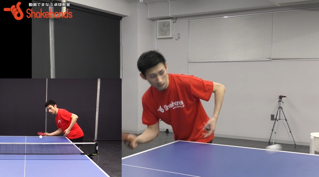 【上田仁】逆回転サーブ。グリップより力を加える場所!_03
