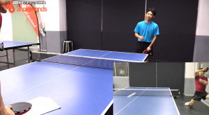 平屋広大のカットからのドライブ。試合で使う動き