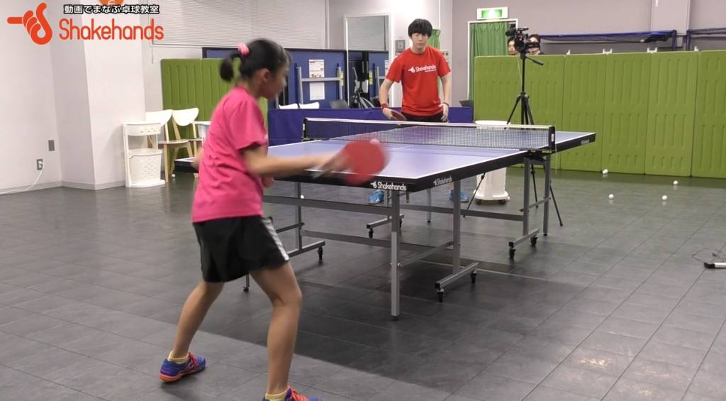 ジュニア選手のフォアドライブ。威力あるボール打つ by平岡義博_03