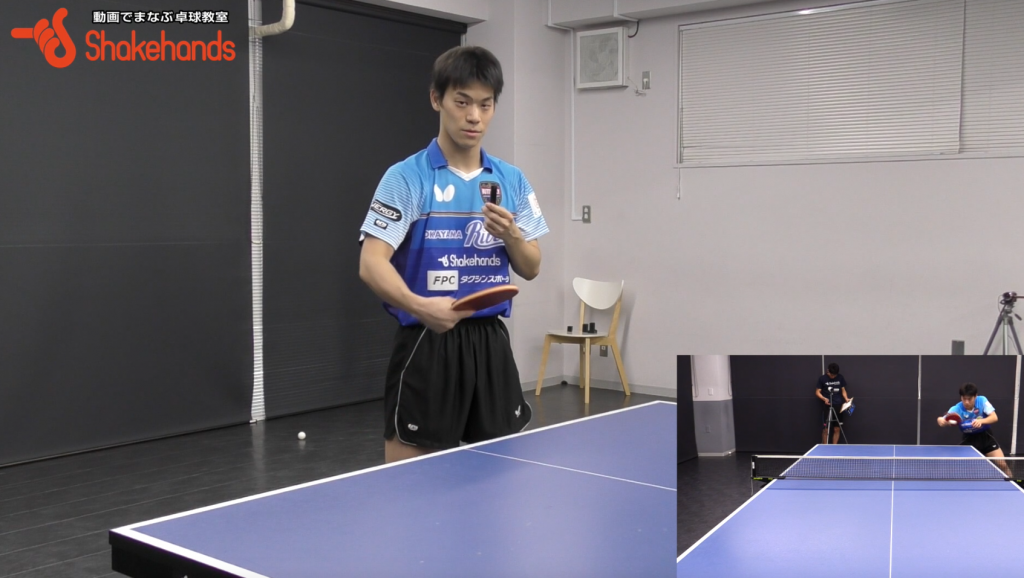 吉田雅己の高速バックハンド。ミス減らし、正確にコントロール_01