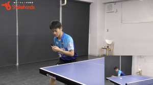 吉田雅己フォアドライブ。上・下半身最強の連動法