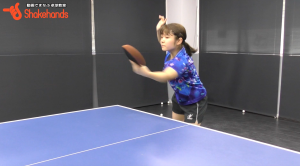 梅村優香のバック強打。バック表の選手は必須!