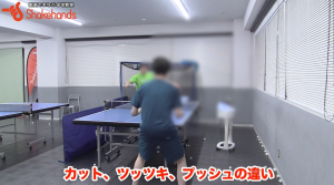 プッシュ、ツッツキ、カットの違いわかりますか?by平岡義博