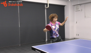 三條裕紀のバックドライブ。よく使う得点パターン