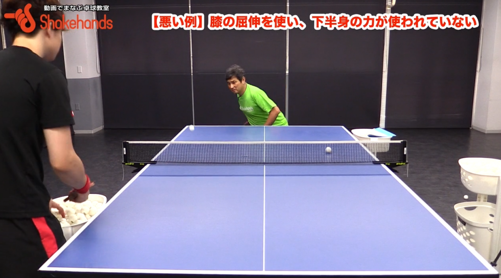 正しいフォアドライブ。膝の屈伸は必要なし! by平岡義博_02