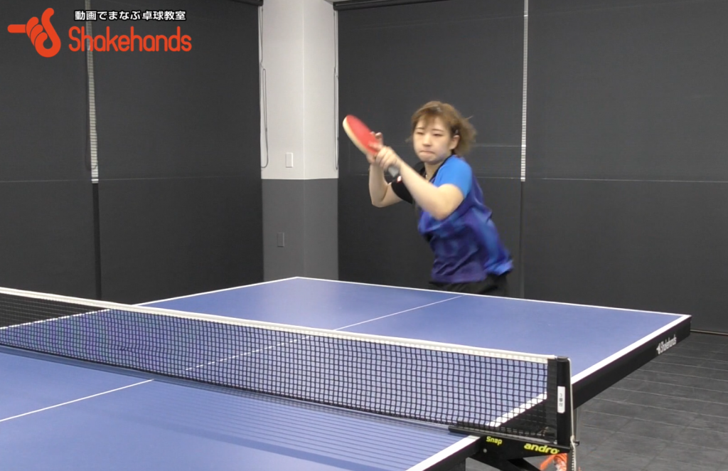 【前田美優】フォアドライブ。下回転をオーバーミスしない_02