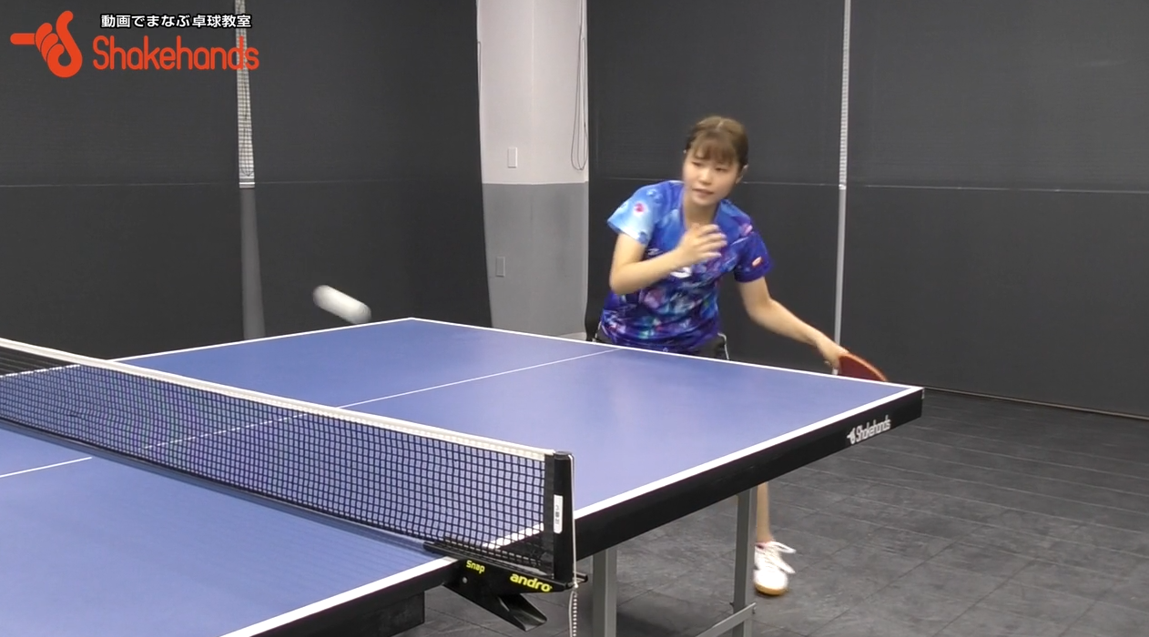 【梅村優香】チャンスボールを打つ。試合でもミスしなくなる