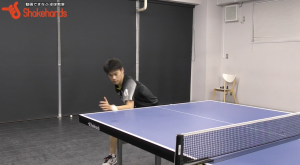 吉田雅己の下回転ドライブ。打ち方を身体に染み込ませる
