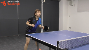 フォアフリック!ポイントはラケットの先端by前田美優