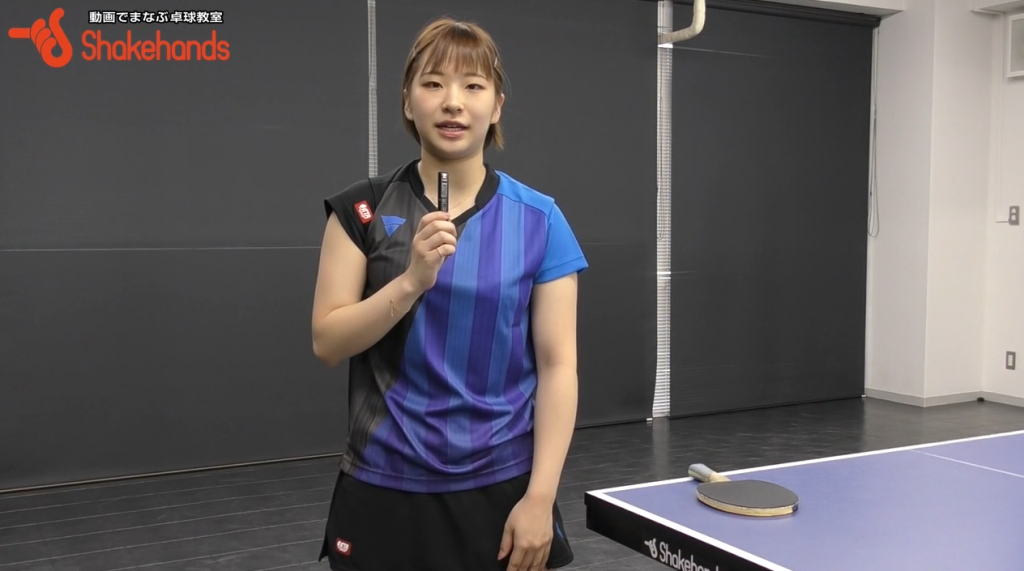 【2018振り返り】前田美優!前陣両ハンド攻撃、表の特徴を出すフォアハンド_03