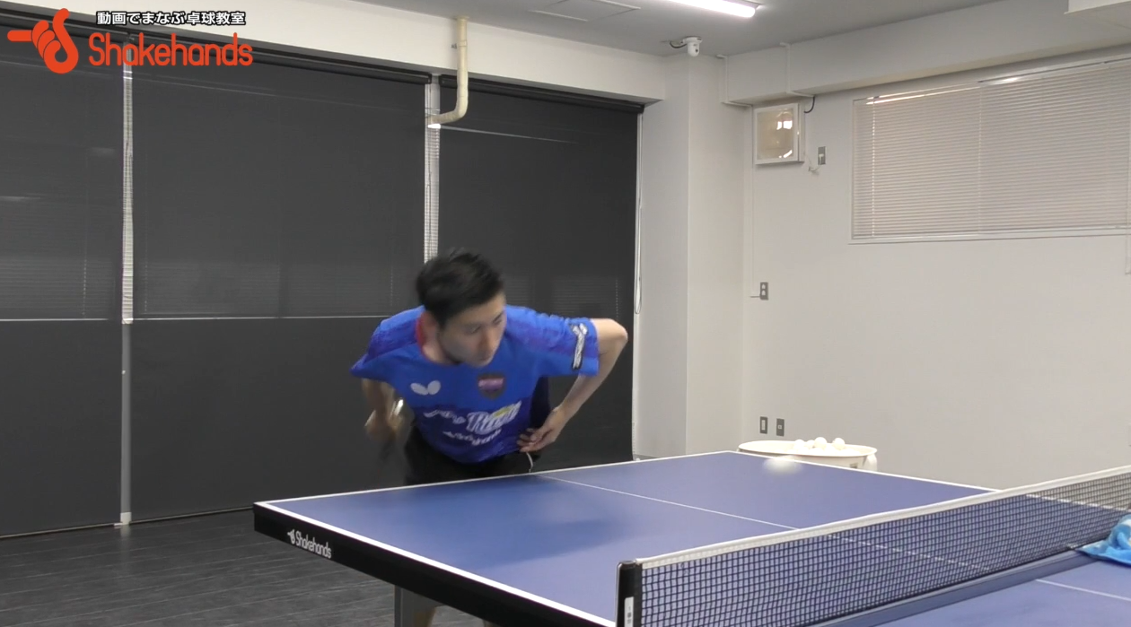 【上田仁】ダブルスのサーブ!パートナーが3球目できる_03