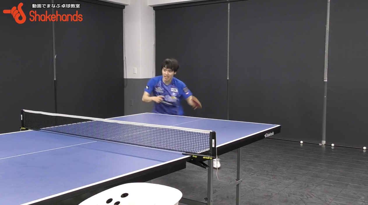 【森薗政崇】飛びつきの次のボールを打つ多球練習!試合で重要
