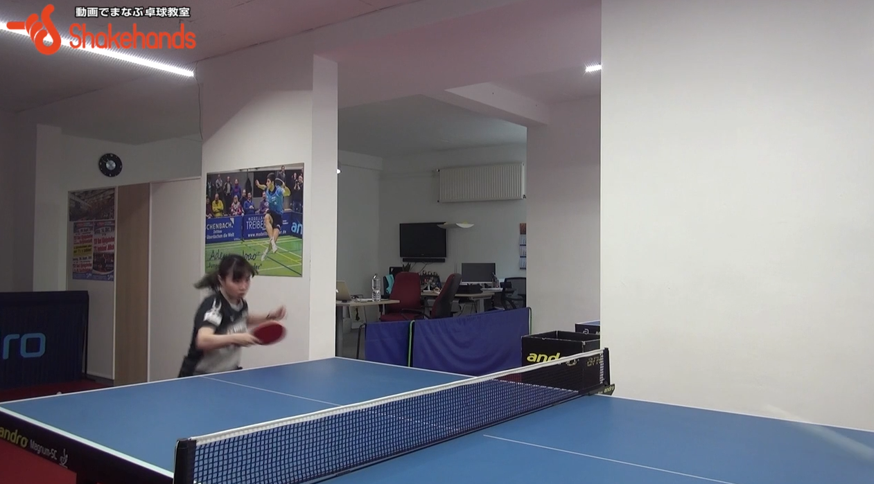 【森薗美咲&板垣孝司】女子選手が試合前に必須の練習_02