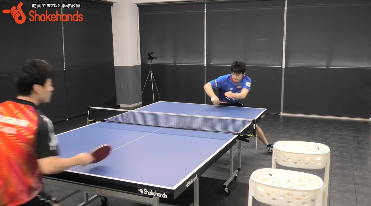 吉田雅己のストップレシーブを3球目!フリックで強打!_00