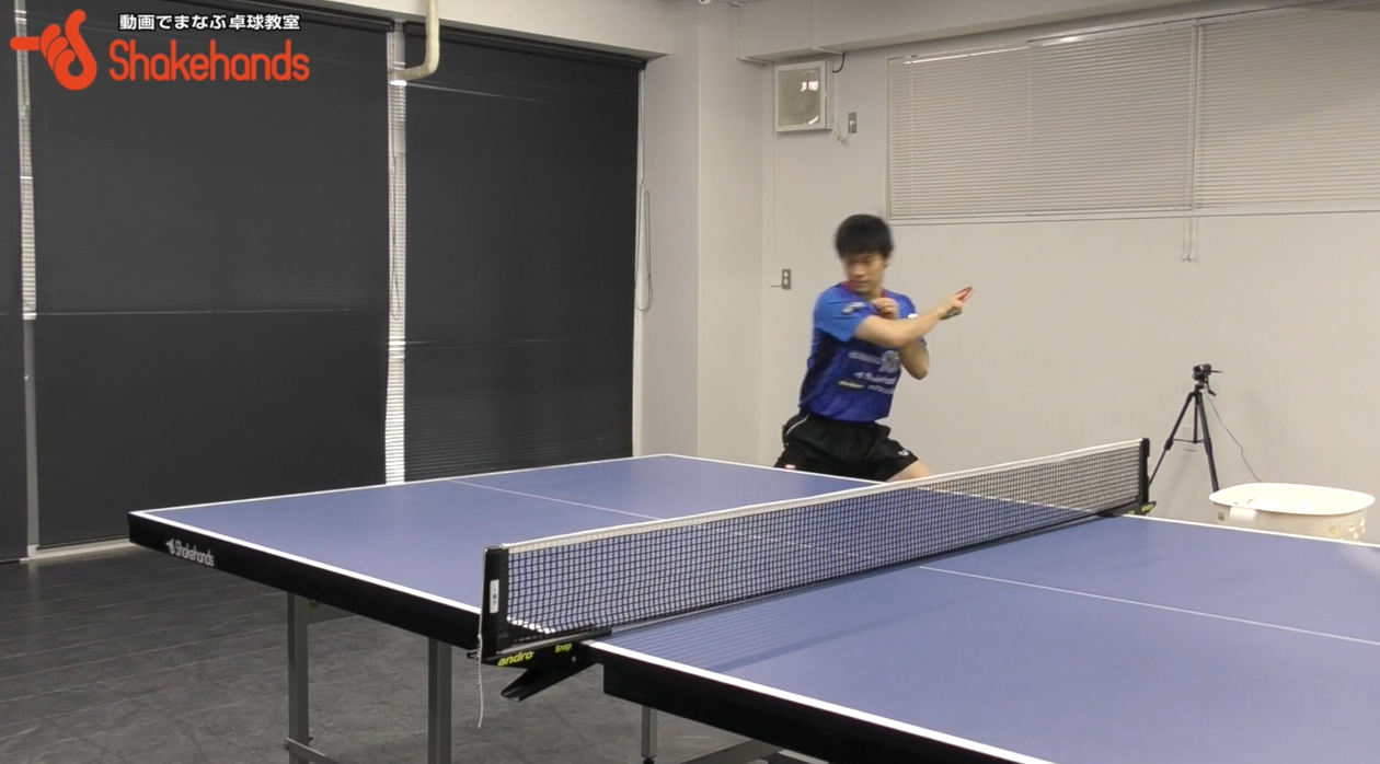 【吉田雅己】左の選手に対する3球目!レシーブをループさせると打ちやすい_02