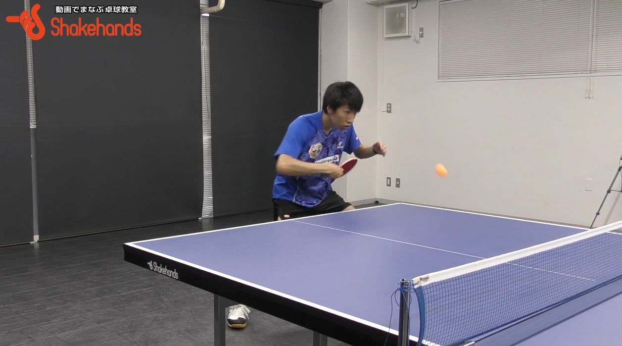 ラージボールのバックハンド!捉える位置がポイントby池田亘通_00