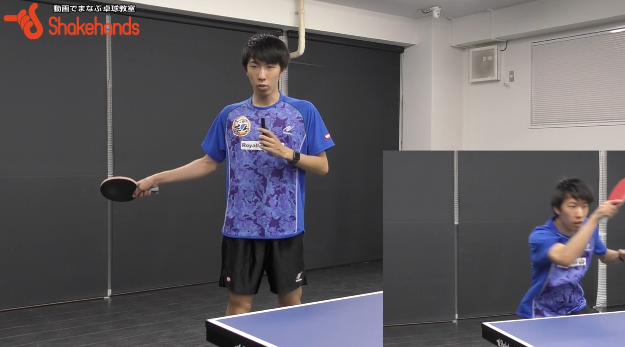 ラージボールでフォア強打。ラリーで得点! by池田亘通_02