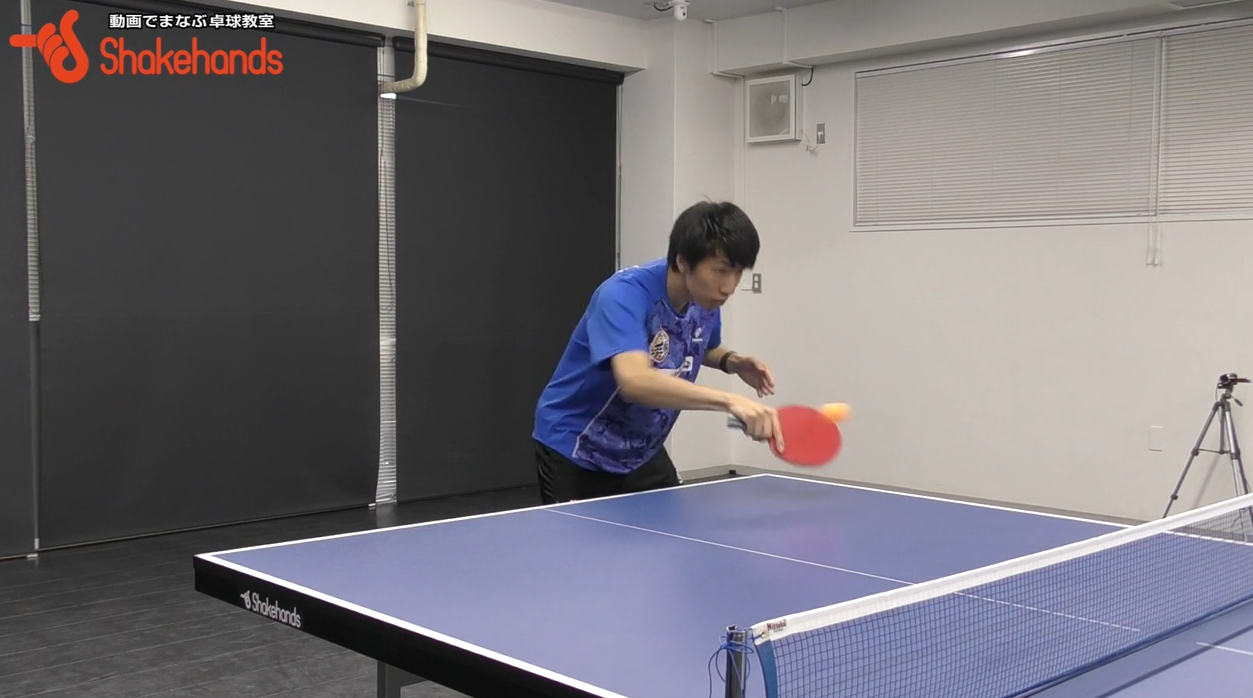 ラージボールのバックツッツキ!角度で決まるby池田亘通_02