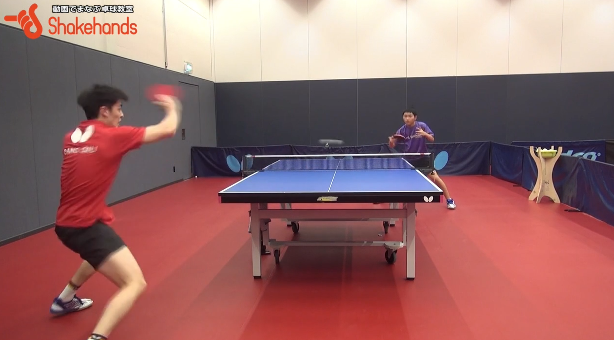 ドイツプロ選手の中ペンフォアバック切り返し練習法、教えます_03