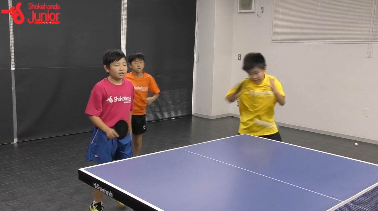 【平岡義博の3人多球練習】小学生でもできる台上からの攻撃_00