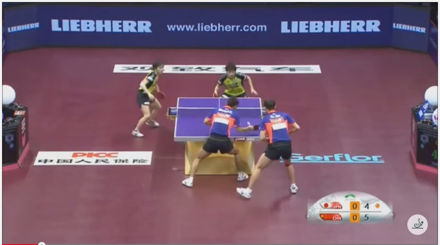 WTTC2015蘇州大会・男子ダブルス準々決勝 森薗政崇/大島祐哉 vs 許シン/張継科