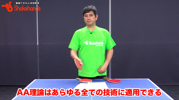 【必見】AA理論の解説。ドライブもカットもサーブ、すべてに使える!ぜひ。_表紙