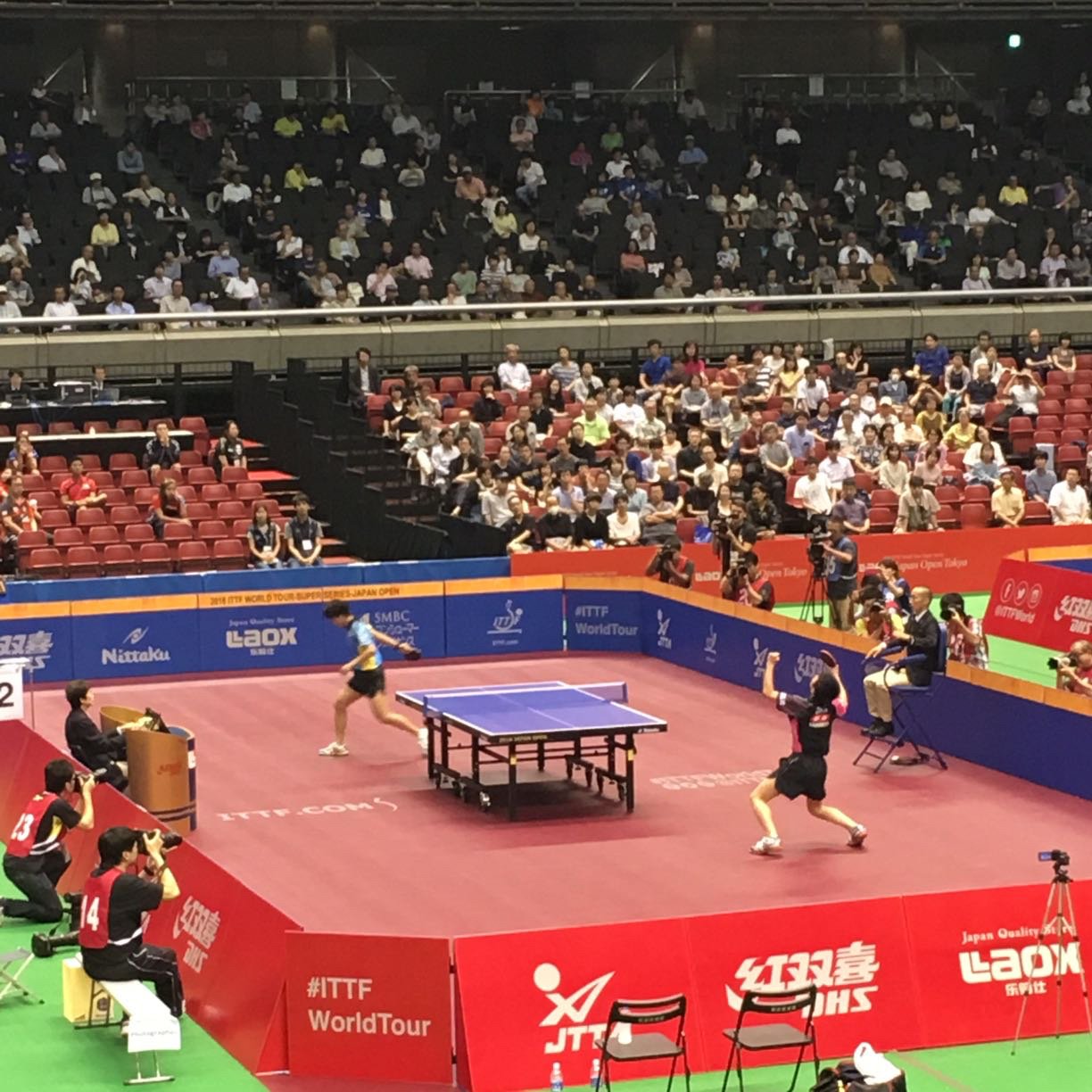 張本選手おめでとう! 3日目終了 2016 ITTFワールドツアー・ジャパンオープン