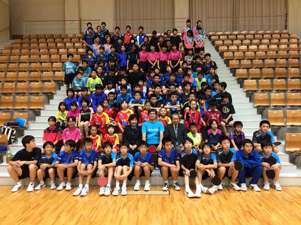 東北の卓球指導者や子供たちからパワーをもらいました